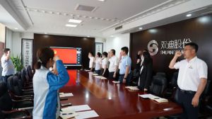 双迪公司组织召开党支部换届选举会议