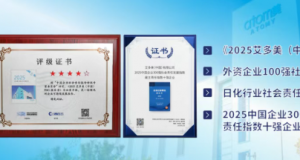 艾多美ESG报告获四星半评级，并一举斩获三项社会责任荣誉！