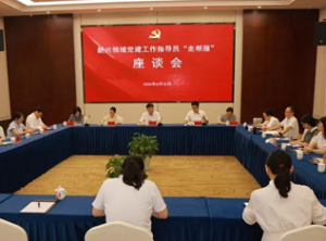 新兴领域党建指导员走帮服座谈会在安惠召开